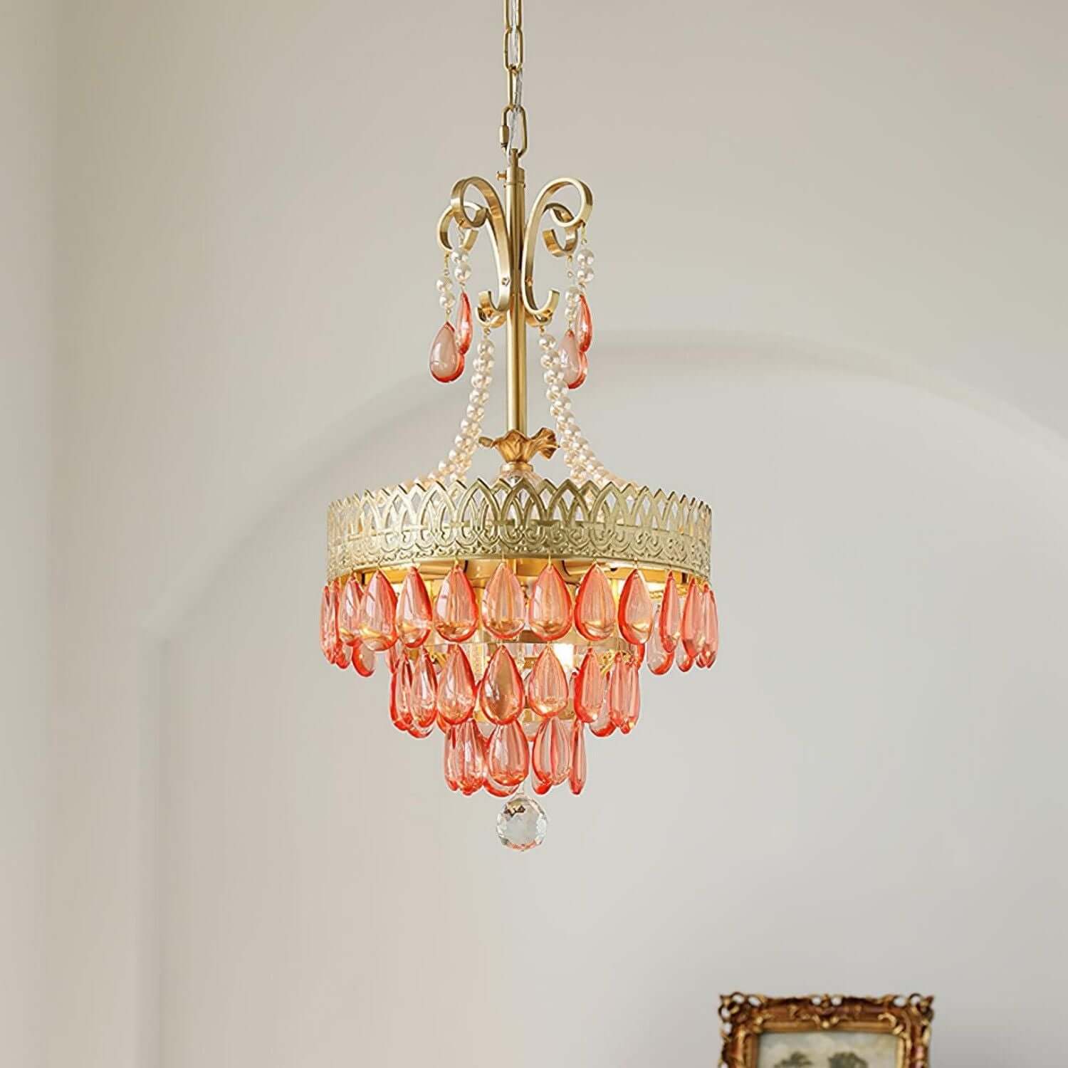 Ruby Chandelier