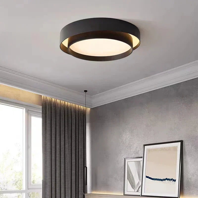 Nordic Bedroom Lamp - Minimalist Modern Ceiling Lamp for Designer Living Room, Kitchen, Study Lighting, and Home Decor