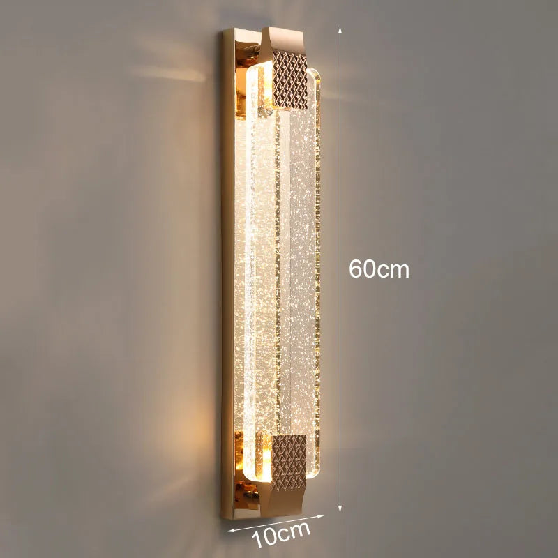 Claire - Modern  Luxury Rectangular Bubble Wall Lamp - Elevate Your Living Spaces with Contemporary Elegance