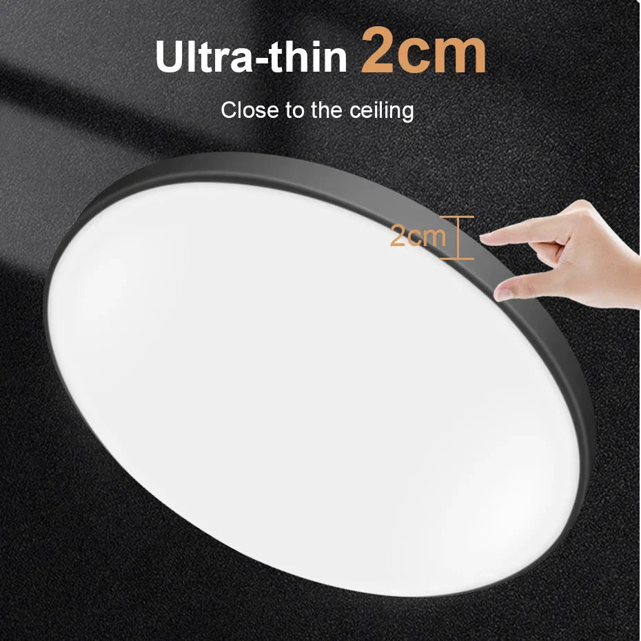 Versatile LED Panel Light - Choose from 12W, 24W, 36W, or 48W - Radar Sensor or Regular LED Downlight for Indoor Spaces