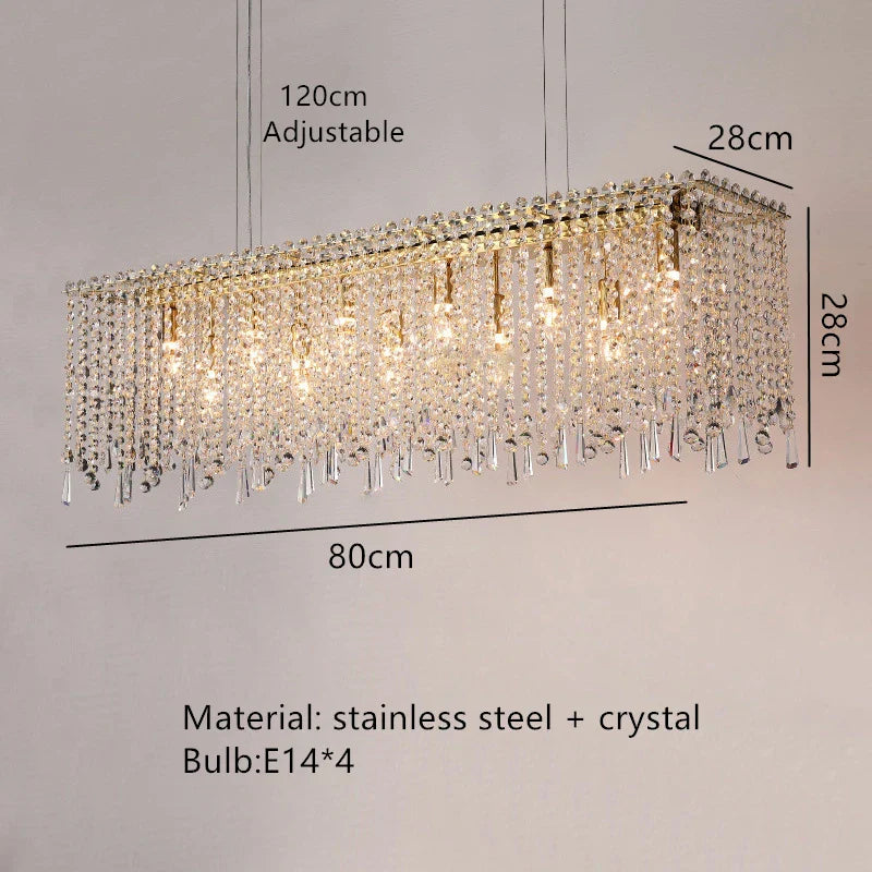 Chic Light Luxury Living Room Chandelier - Ideal for Creating Atmosphere in Lobbies, Showrooms, Bedrooms, and Dining Rooms