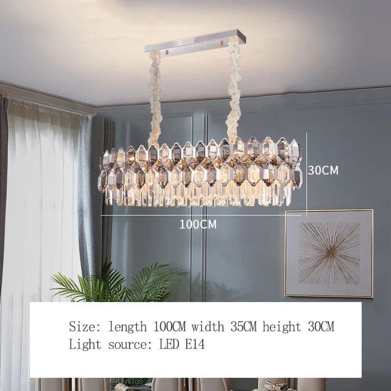 Elegant Crystal Chandelier with a Touch of Light Luxury - Post-Modern Golden Beauty for Living Rooms, Dining Rooms, and Bedrooms