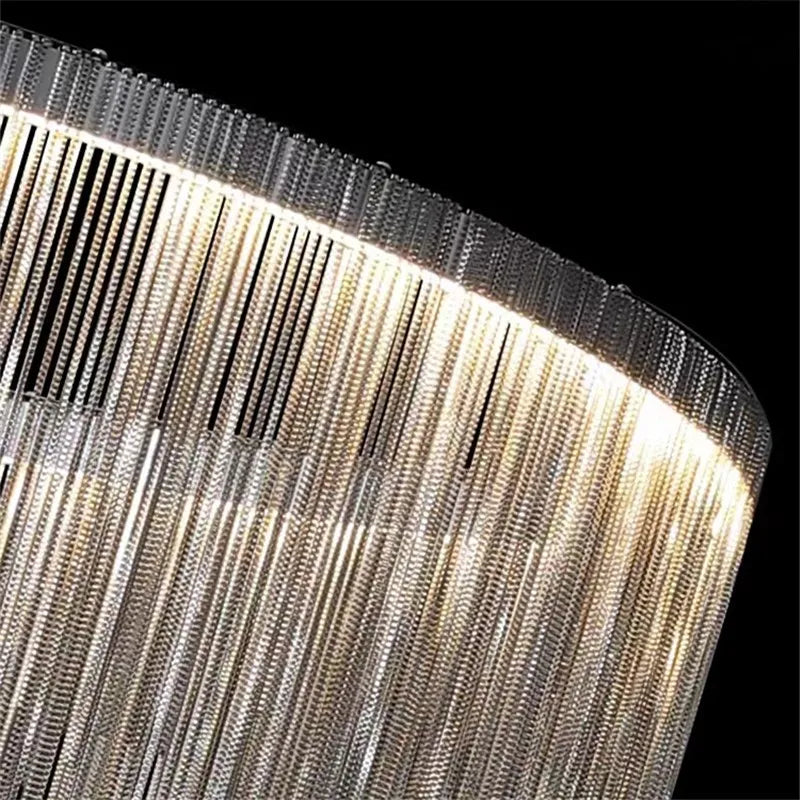 Postmodern Bohemian Chandelier - A Creative Designer Luxury Coffee Tables Light with Tassel Accents for Living Rooms and Restaurants