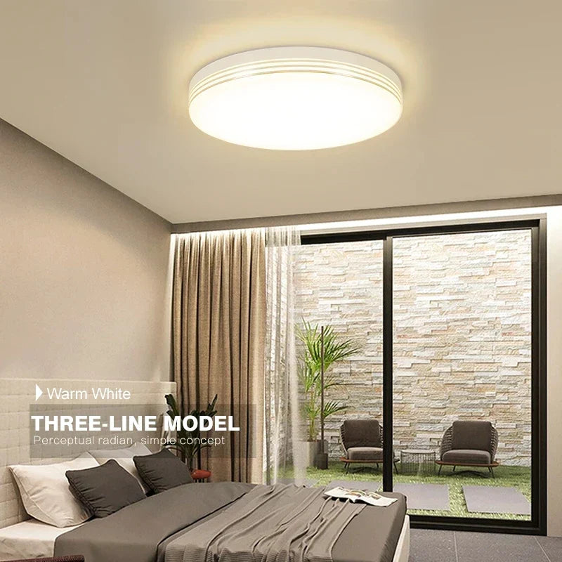 New Round/Square LED Ceiling Lights - Various Wattages and Light Tones - Ideal for Living Rooms and Bathrooms