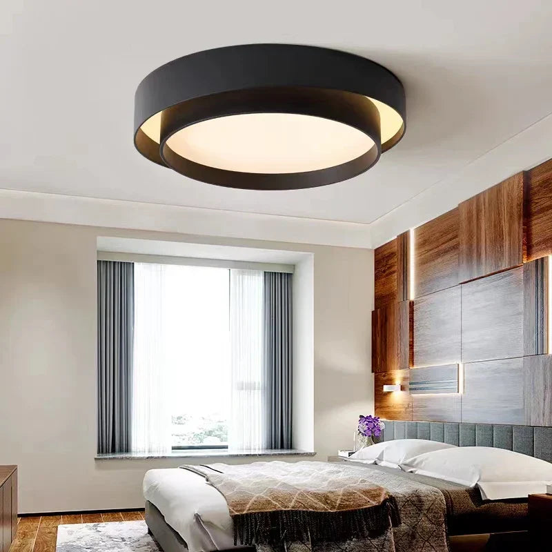 Nordic Bedroom Lamp - Minimalist Modern Ceiling Lamp for Designer Living Room, Kitchen, Study Lighting, and Home Decor