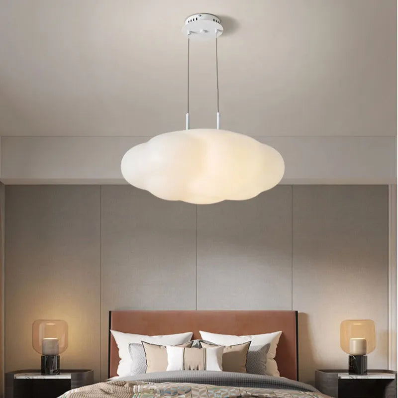 Clouds Ceiling Light - Perfect for Dining Room, Children's Bedroom, Hall - White LED Chandelier - Creative Decorative Lighting Fixture for Daily Illumination