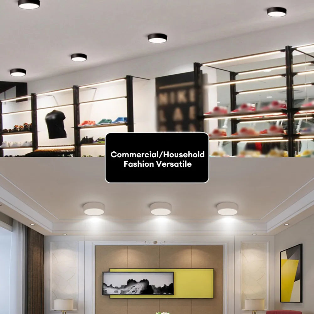 90-250V LED Ceiling Light - Choose from 5W or 10W - Surface Mounted Downlight for Stylish Indoor Illumination