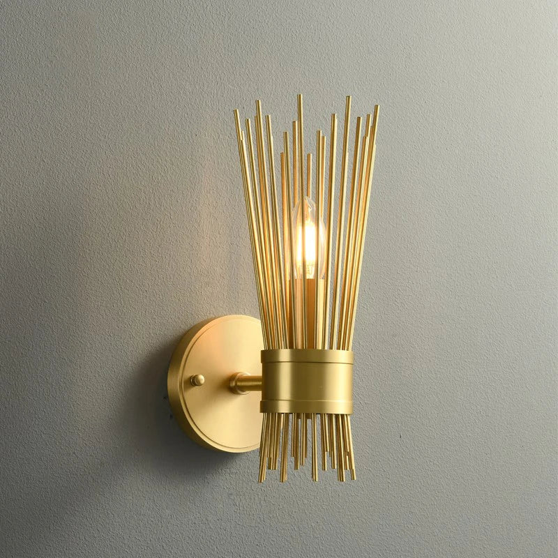 Julio's Modern Style Brass Wall Lamp - Elegant Lighting for Your Living Spaces