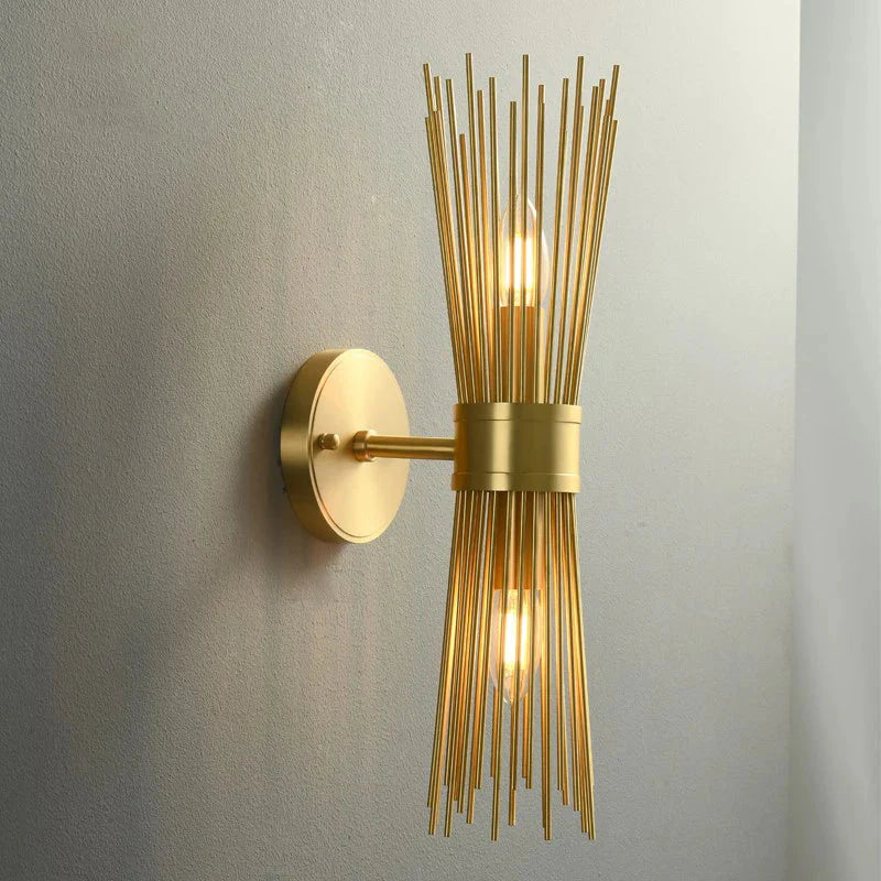 Julio's Modern Style Brass Wall Lamp - Elegant Lighting for Your Living Spaces