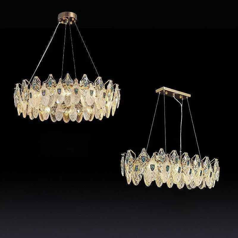 Petal-Shaped Ceiling Chandelier - A Unique Bedroom and Living Room Lighting Fixture