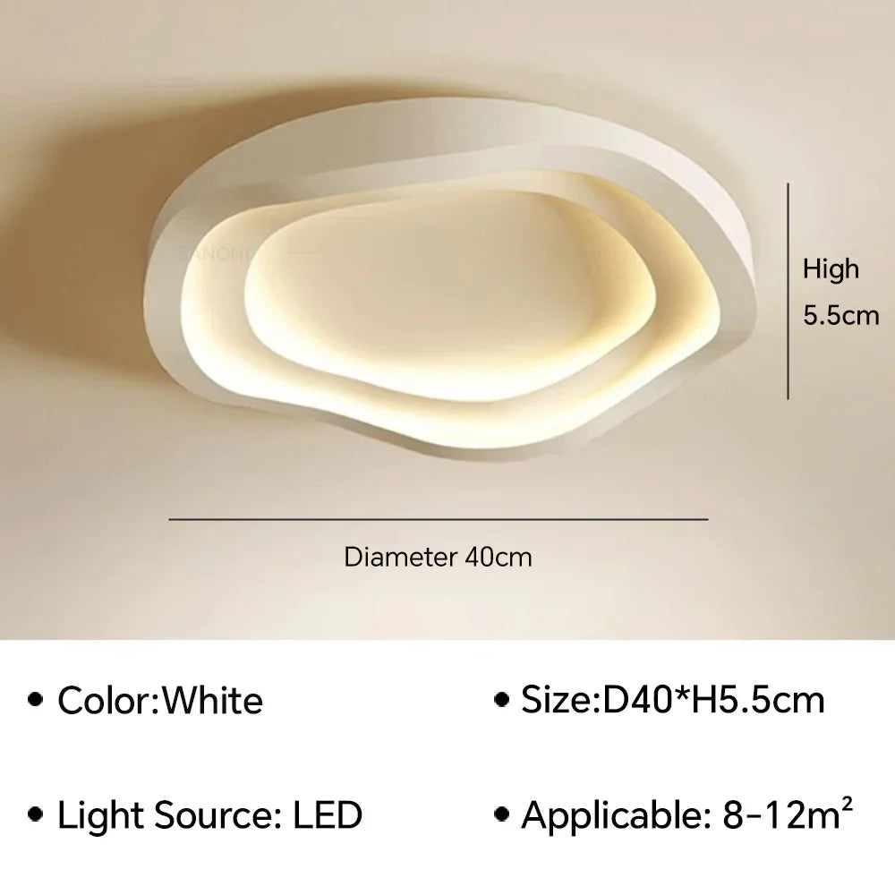 Nordic LED Corrugated Ceiling Lamp - Perfect for Living, Dining Room, Bedroom, Children's Study Room, and Aisle - Stylish Lighting Fixture Lustre for Home Decor