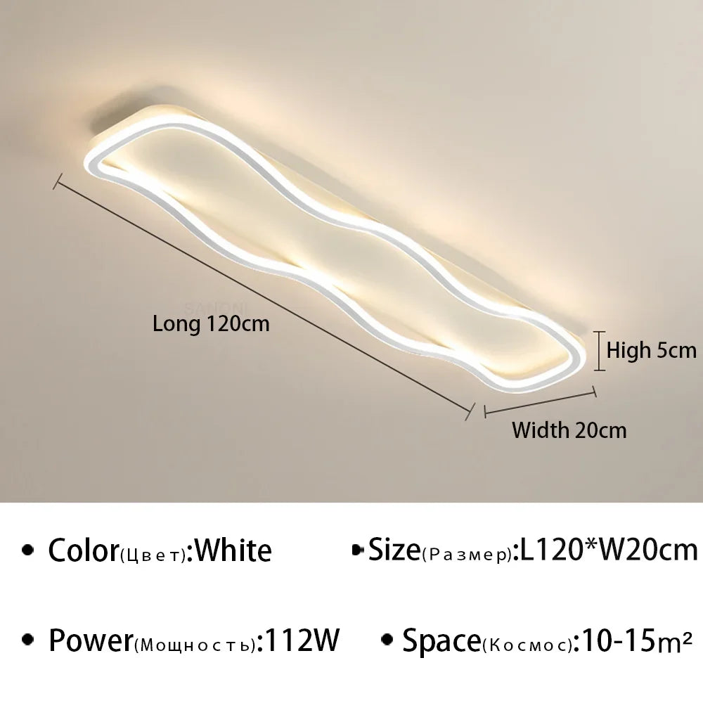 Modern LED Aisle Ceiling Light - Ideal for Corridor, Living Room, Dining Room, and Bedroom - Ceiling Chandelier for Home Decoration - Premium Lighting Fixture