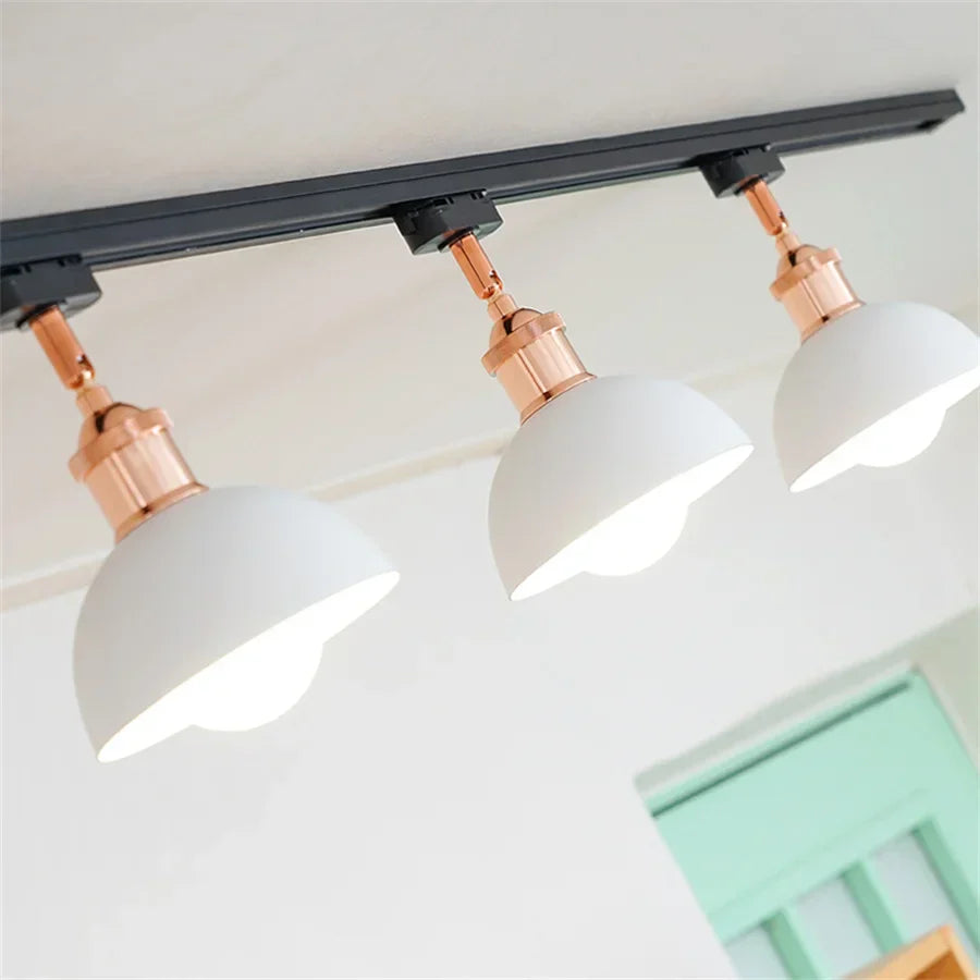 E27 Nordic LED Track Light - Adjustable Spotlight for Commercial and Residential Spaces