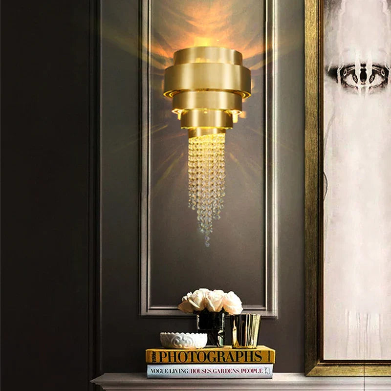 Modern Crystal Chandelier - Artful Elegance for Living and Dining Spaces
