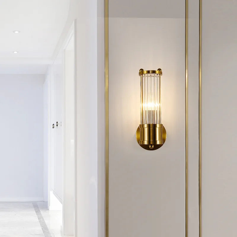 Exquisite LED E14 Crystal Wall Lights - Luxury Modern Decoration for Bathrooms, Kitchens, Living Rooms, Bedrooms, and Hallways