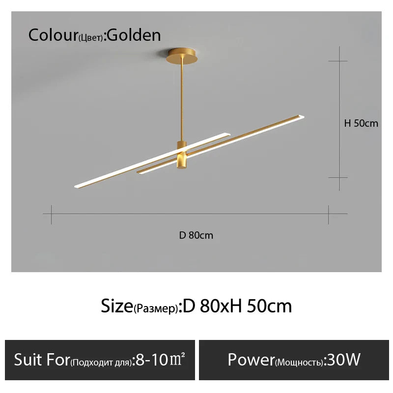 New Modern Minimalist Chandelier - Elevate Your Space with Nordic Elegance