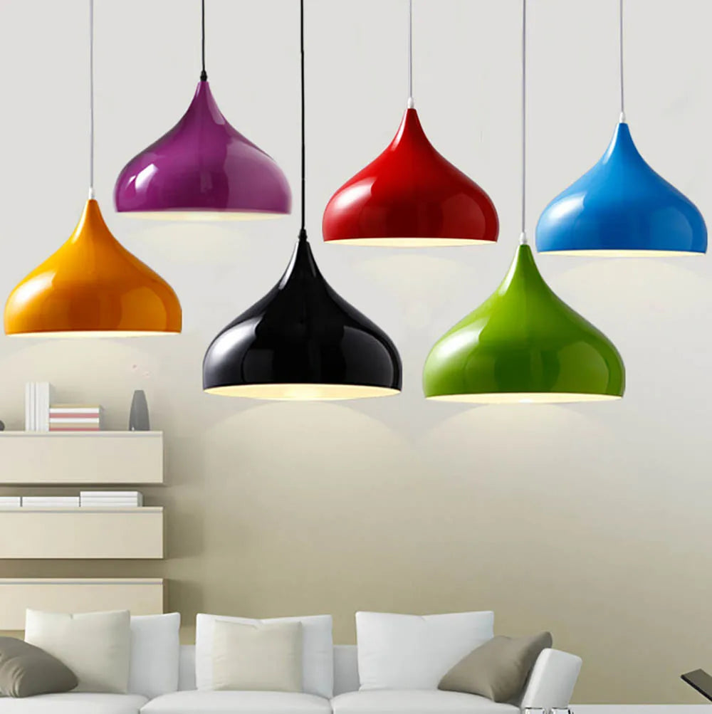 simple commercial industrial style single head restaurant lamp office barber shop hotel lampshade