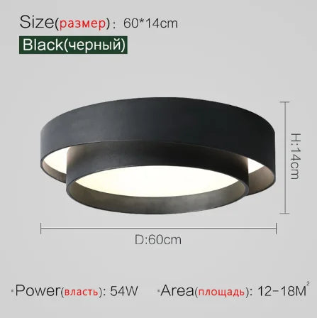 Nordic Bedroom Lamp - Minimalist Modern Ceiling Lamp for Designer Living Room, Kitchen, Study Lighting, and Home Decor