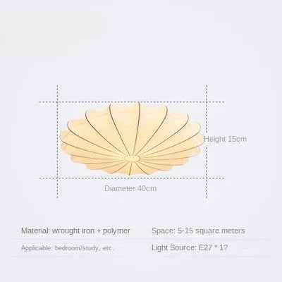 Danish Design LED Ceiling Light - Creative Fabric Chandelier for Elegant Home and Hospitality Decor