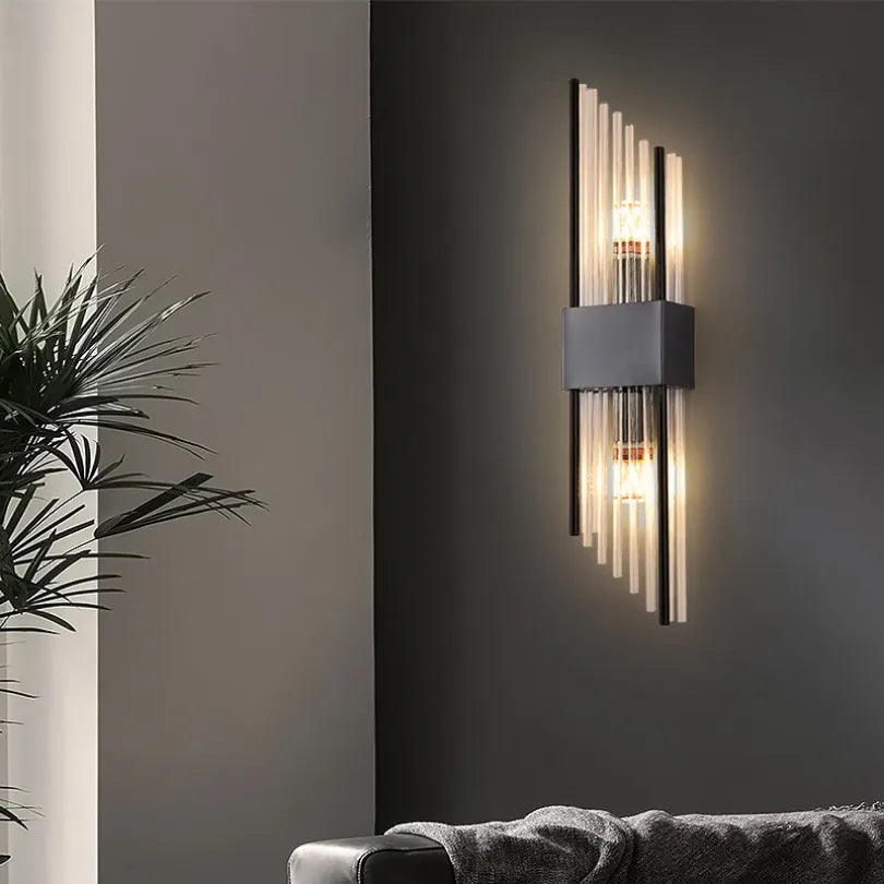 Isla - Modern Wall Lamps for Bedroom Bedside Hotel Living Room Sconce Lights Decoration Background Fixtures Crystal Hallway Stairs Led