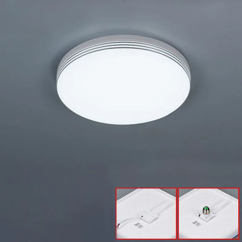 Ultra-Thin LED Ceiling Lamp - Modern Creative Lighting for Living Room, Bedroom, and Kitchen