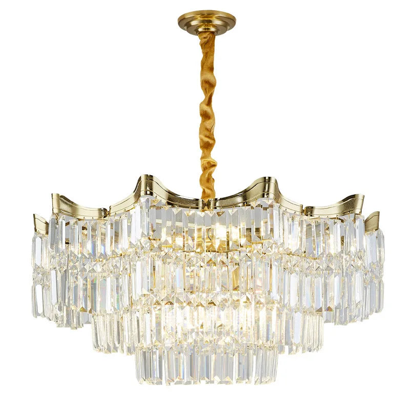 Exquisite Crystal Chandelier for Living Rooms, Bedrooms, and More - Modern French Light Luxury Design