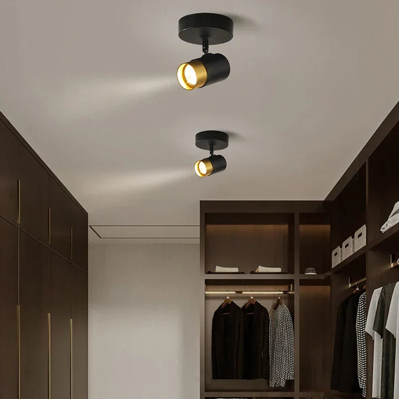 Corridor LED Chandelier With Spotlights - Nordic Strip Ceiling Lamp - Perfect for Living Room, Bedroom, Balcony - Home Decor Lighting Fixtures
