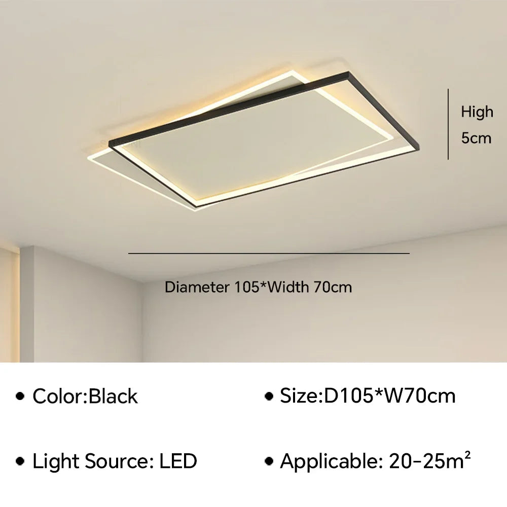 Modern LED Ceiling Lamp - Ideal for Living, Dining Room, Bedroom, Children's Room, Study, Hall, Cafe, and Home Decor Indoor Lighting Fixture Lustre