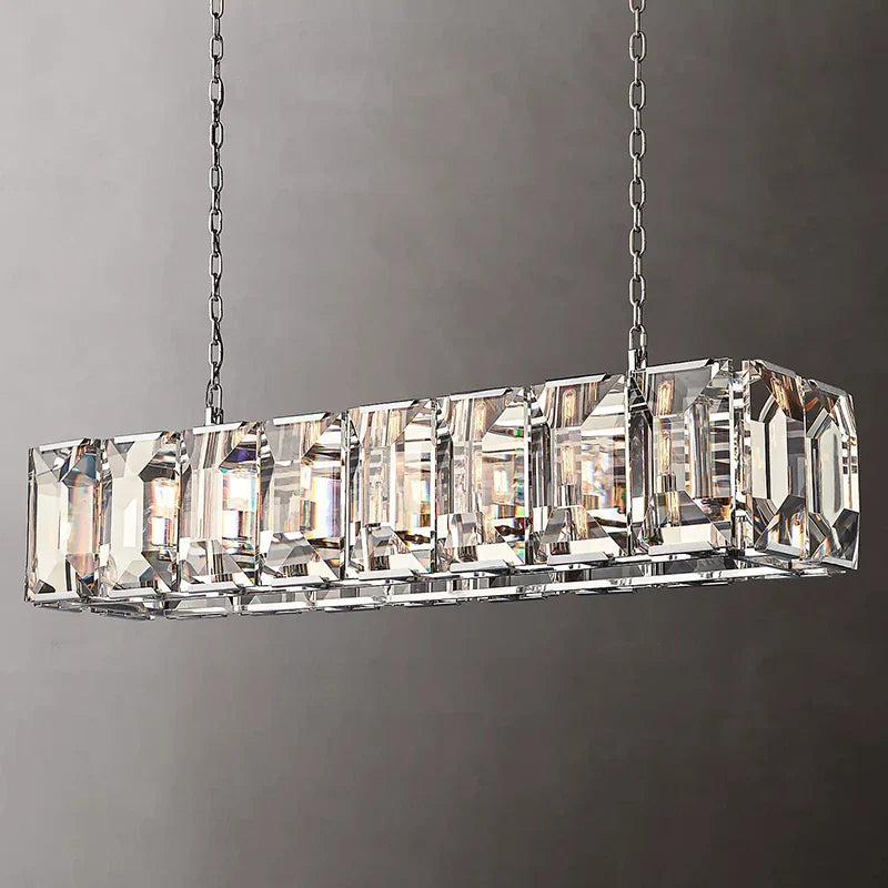 Timeless Classic American LED Crystal Chandelier - Available in Gold, Silver, and Black Finishes, Perfect for Dining Rooms