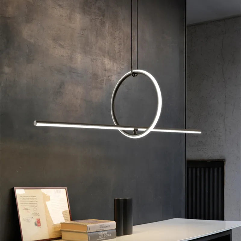 Sleek LED Pendant Light - Modern Italian Design for Restaurants, Bars, Bedrooms, and Living Room Decor