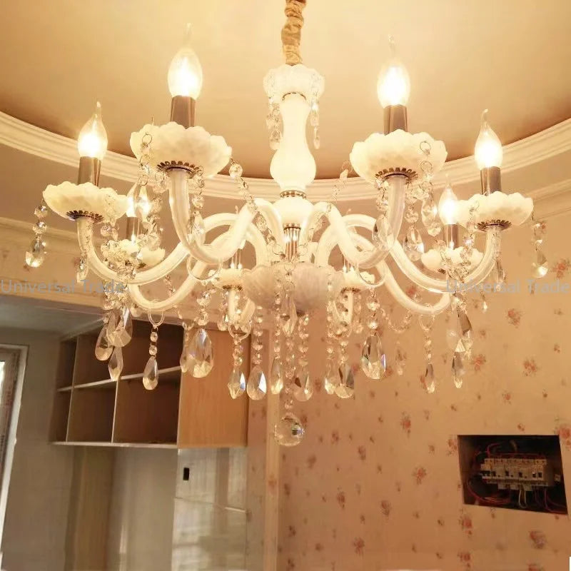 Modern LED Crystal Chandelier - Illuminate Your Home with Elegance