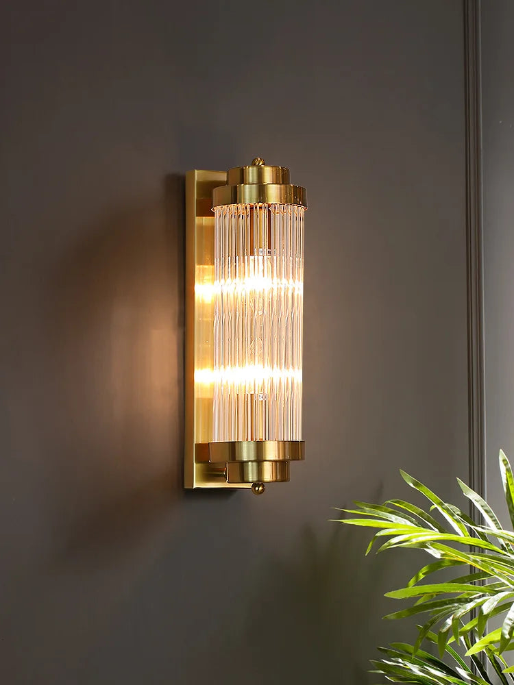 Olivia - Luxury Wall Lamp Golden and Black Bedside Lamp Modern Led Wall Lamp