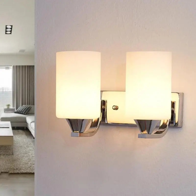 Modern E27 LED Glass Wall Lamp - Stylish Lighting for Your Home