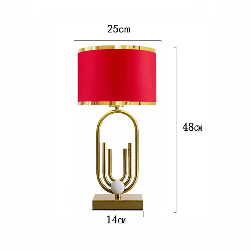 Nordic Luxury Table Lamp - Modern and Romantic Bedside Decoration for Bedroom and Living Room
