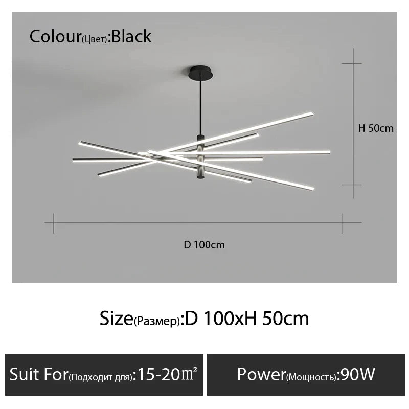 New Modern Minimalist Chandelier - Elevate Your Space with Nordic Elegance