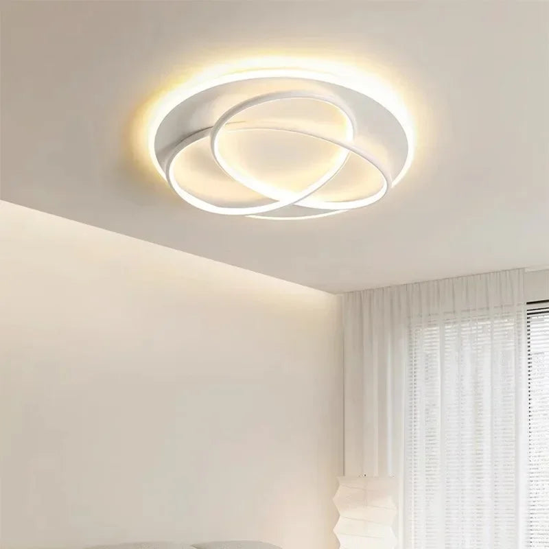 Modern LED Ceiling Lamp - Perfect for Living, Dining Room, Bedroom, Study, Restaurant, Balcony - Stylish Indoor Lighting Fixture Lustre for Home Decoration