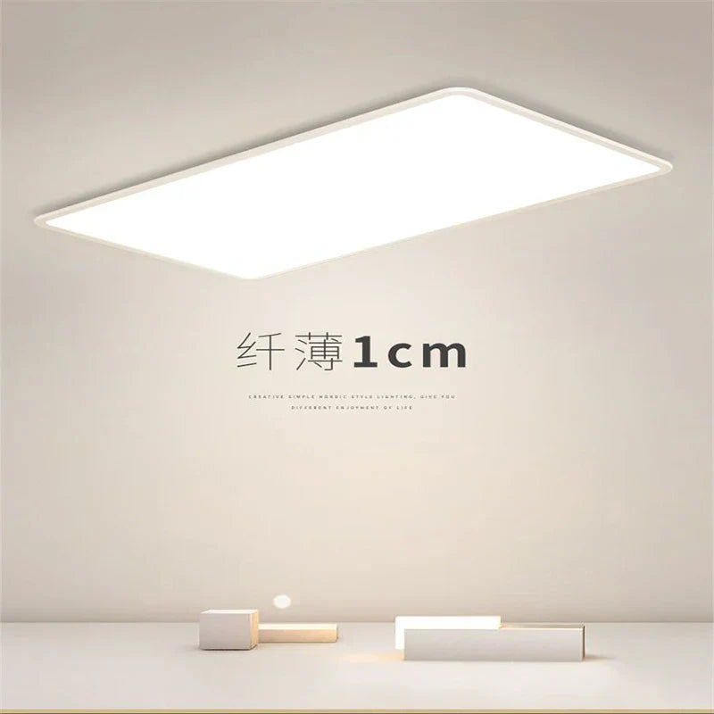 Living Room Ceiling Light - Modern Minimalist Lighting Fixture, Ultra-Thin Nordic Bedroom Light, Indoor Lighting LED Fixture
