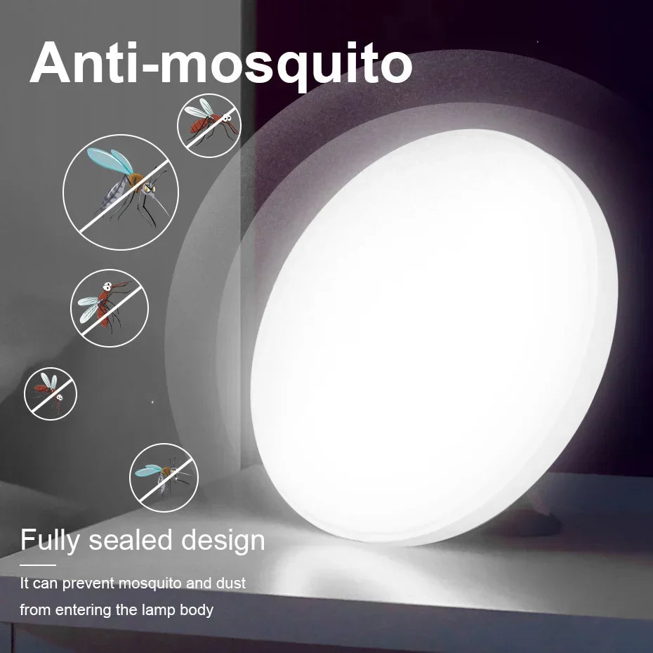 Versatile LED Panel Light - Choose from 12W, 24W, 36W, or 48W - Radar Sensor or Regular LED Downlight for Indoor Spaces