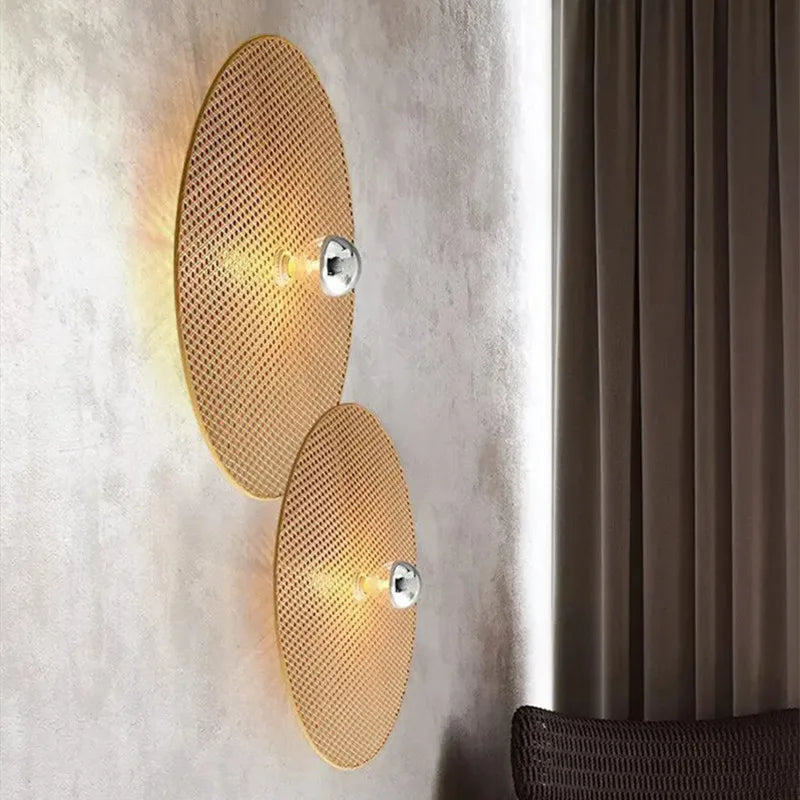 Tan Wall Lamp - Classic Japanese Bamboo Lamp for Timeless Home and Restaurant Lighting