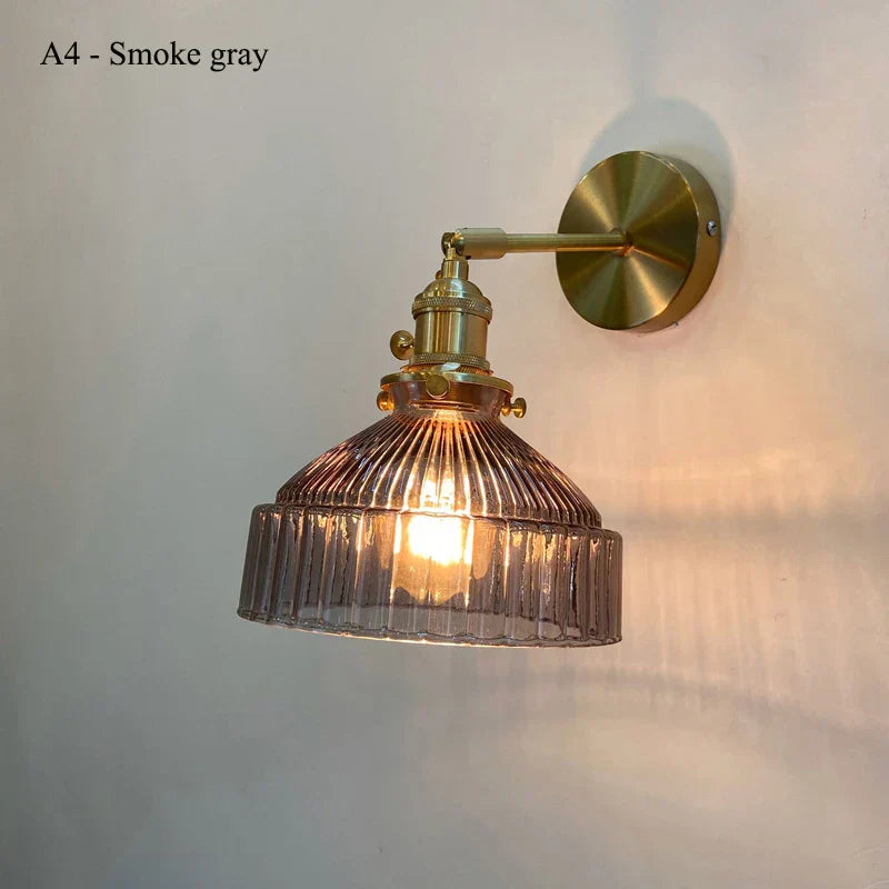 Vintage Nordic Wall Light with Switch - Stylish Lighting for Living Rooms and Bedside Reading