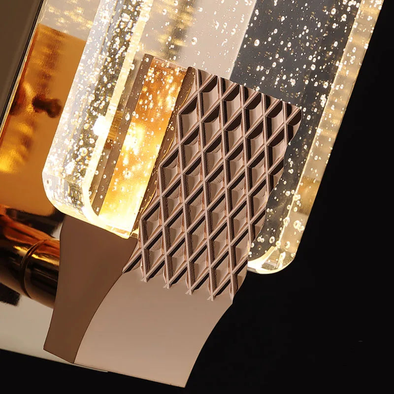 Claire - Modern  Luxury Rectangular Bubble Wall Lamp - Elevate Your Living Spaces with Contemporary Elegance