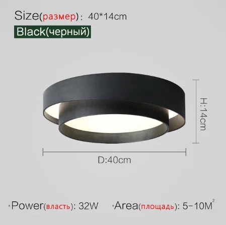 Nordic Bedroom Lamp - Minimalist Modern Ceiling Lamp for Designer Living Room, Kitchen, Study Lighting, and Home Decor