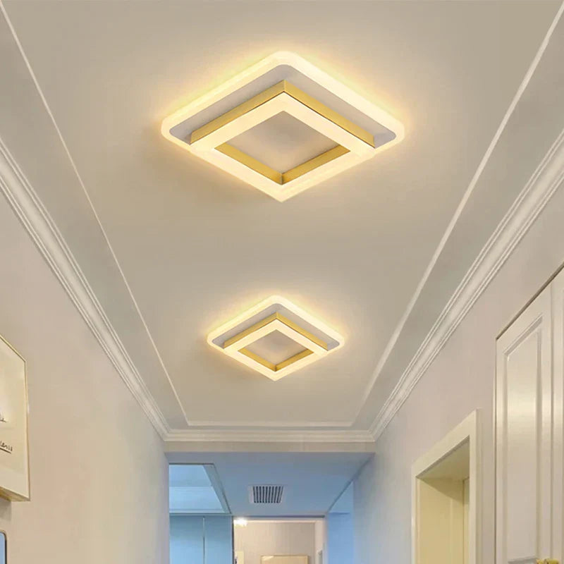 Nordic LED Ceiling Lamp - Indoor Lighting Fixture for Bedroom, Dining, Living Room Decoration, Balcony, Cloakroom, Aisle, and Corridor - Ceiling Light