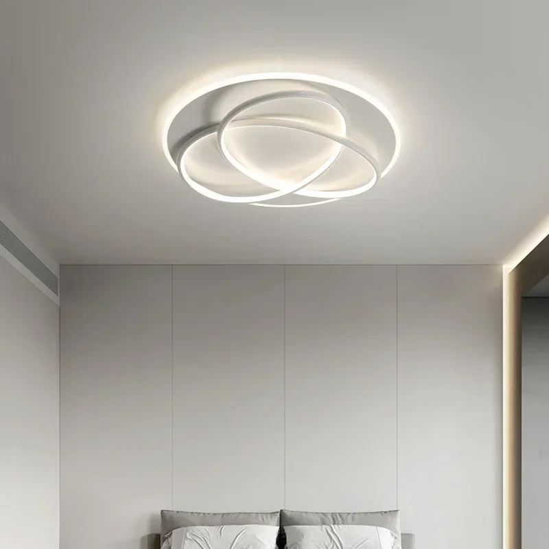 Modern LED Ceiling Lamp - Perfect for Living, Dining Room, Bedroom, Study, Restaurant, Balcony - Stylish Indoor Lighting Fixture Lustre for Home Decoration