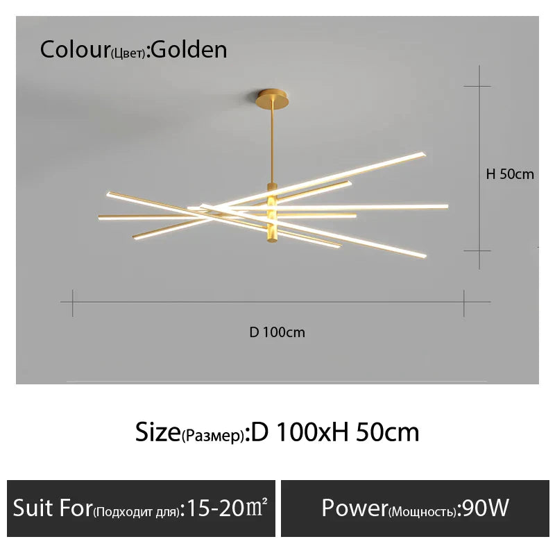 New Modern Minimalist Chandelier - Elevate Your Space with Nordic Elegance