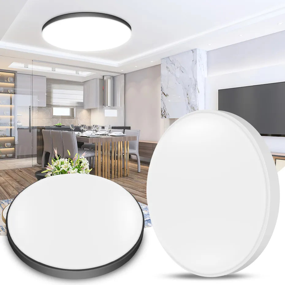 Versatile LED Panel Light - Choose from 12W, 24W, 36W, or 48W - Radar Sensor or Regular LED Downlight for Indoor Spaces