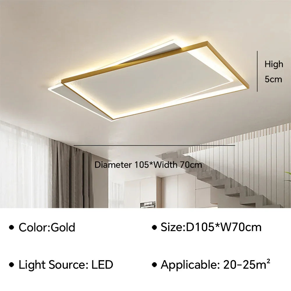 Modern LED Ceiling Lamp - Ideal for Living, Dining Room, Bedroom, Children's Room, Study, Hall, Cafe, and Home Decor Indoor Lighting Fixture Lustre