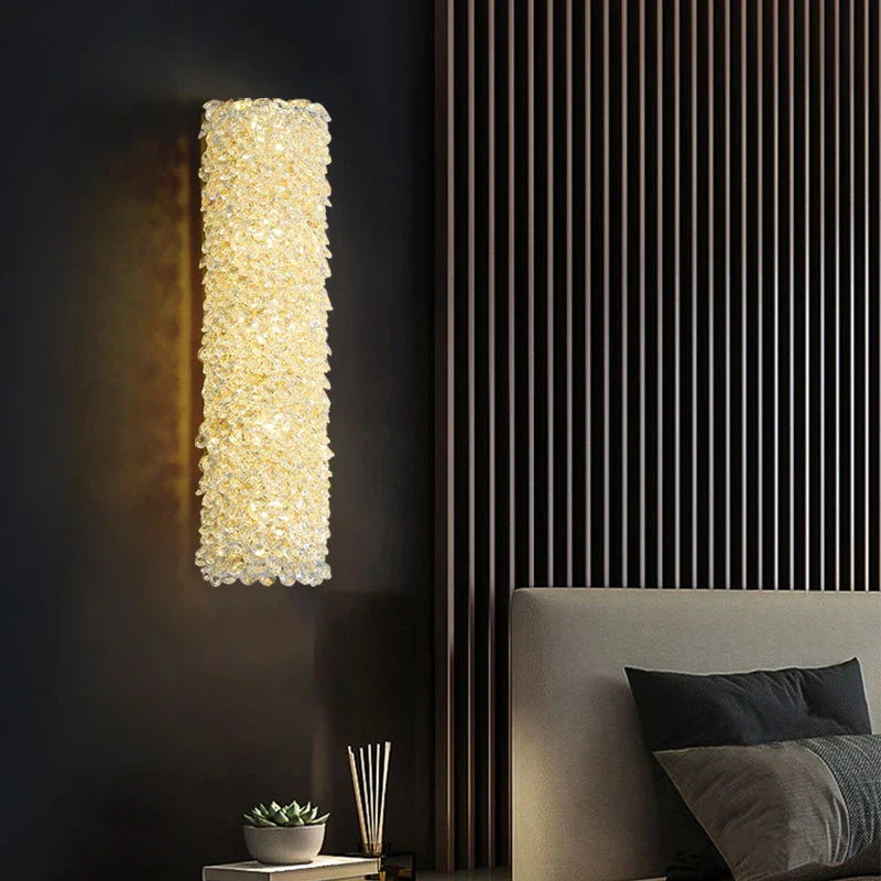 Zoya Modern  Crystal Wall Lamp - Elegant Lighting for Your Living Space