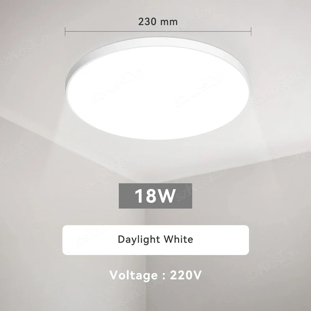 Modern Black Frame LED Ceiling Chandelier - Versatile Lighting for Home Decor