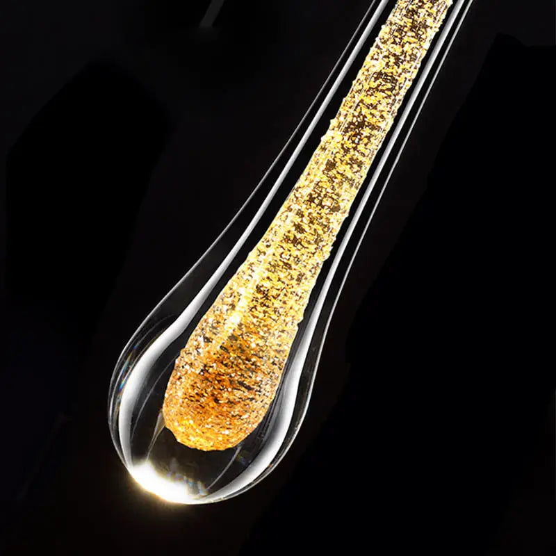 Post-Modern Crystal Wall Lights - Glass LED Creative Raindrops Wall Lamp for Restaurant, Bedroom, Bedside, Corridor Wall Sconces Lamp